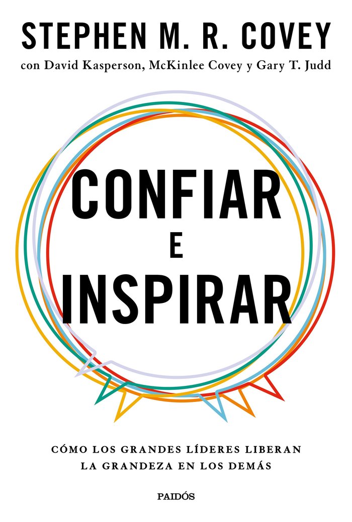 CONFIAR E INSPIRAR, de STEPHEN M R COVEY | portada del libro