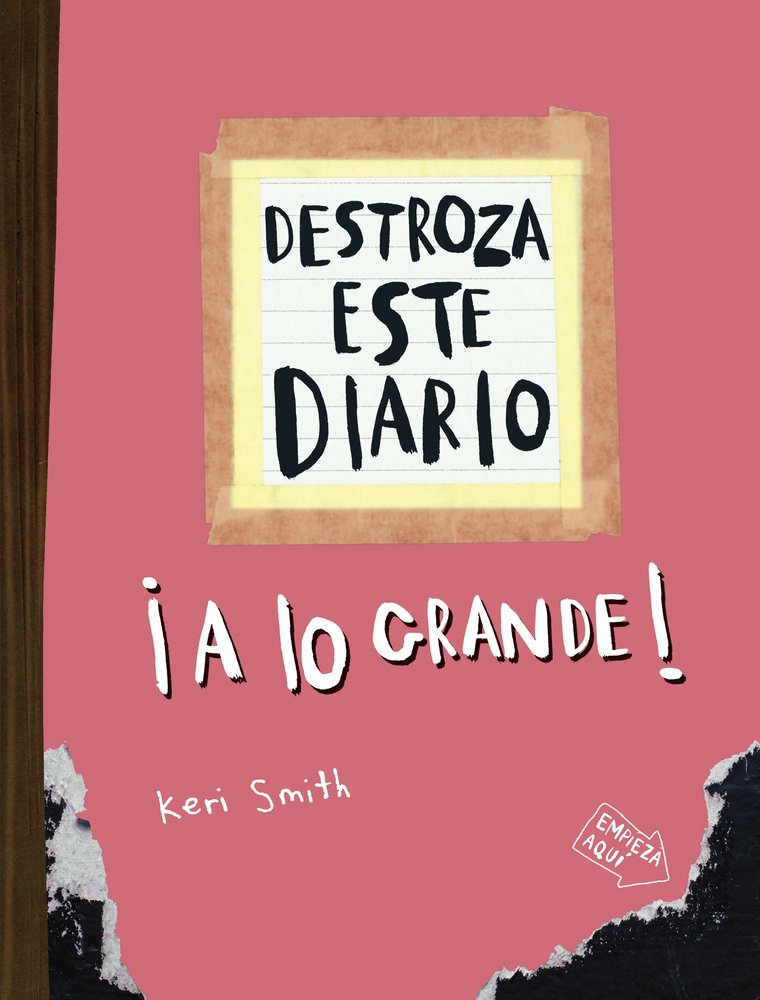 DESTROZA ESTE DIARIO. A LO GRANDE - NARANJA FLUOR, de SMITH, KERI | portada del libro