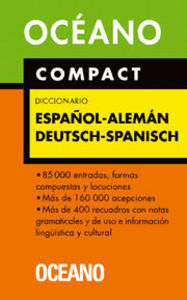 Océano Compact Diccionario Español - Alemán / Deutsch - Spanisch, de Varios autores | portada del libro