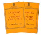 premsa a Igualada (1808-1982). 2 volums/La, de MIRET I SOLE , M. TERESA | portada del libro