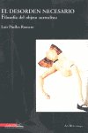 EL DESORDEN NECESARIO (FILOSOFIA DEL OBJETO SURREALISTA), de PUELLES | portada del libro