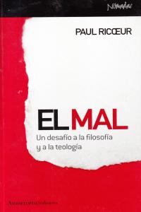 MAL,EL, de Ricoeur | portada del libro