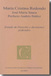 Estado de derecho y decisiones judiciales, de REDONDO NATELLA | portada del libro