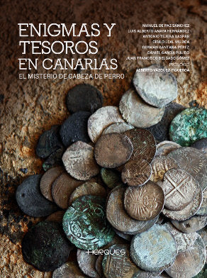 ENIGMAS Y TESOROS EN CANARIAS, de PAZ SANCHEZ | portada del libro