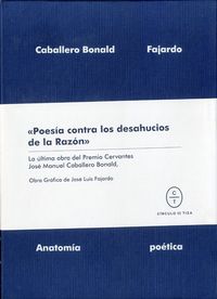 Anatomía poética, de CABALLERO BONALD | portada del libro