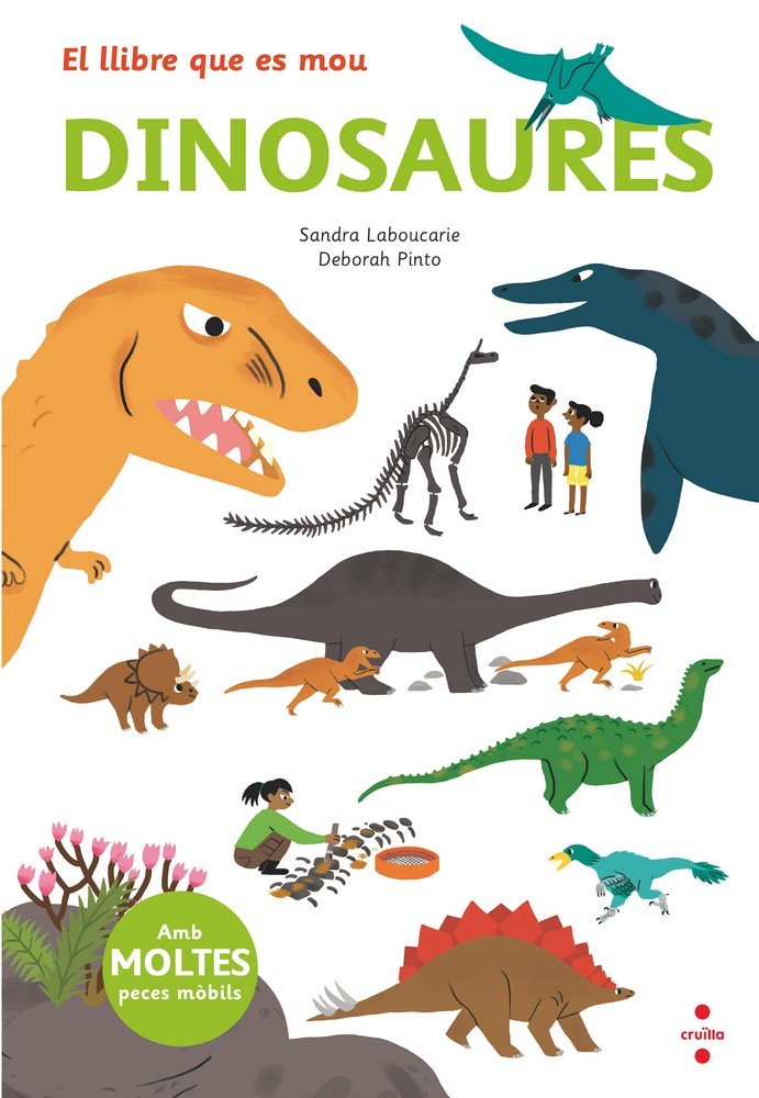 El llibre que es mou: dinosaures, de Leboucarie, Sandra | portada del libro