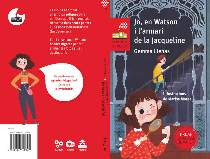 Jo, en Watson i l´armari de la Jacqueline, de Lienas, Gemma | portada del libro