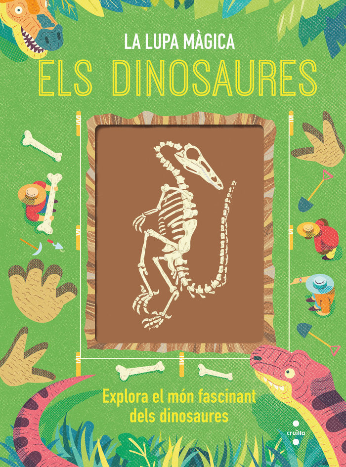 Els dinosaures. La lupa màgica, de Bédoyère, Camilla de la | portada del libro