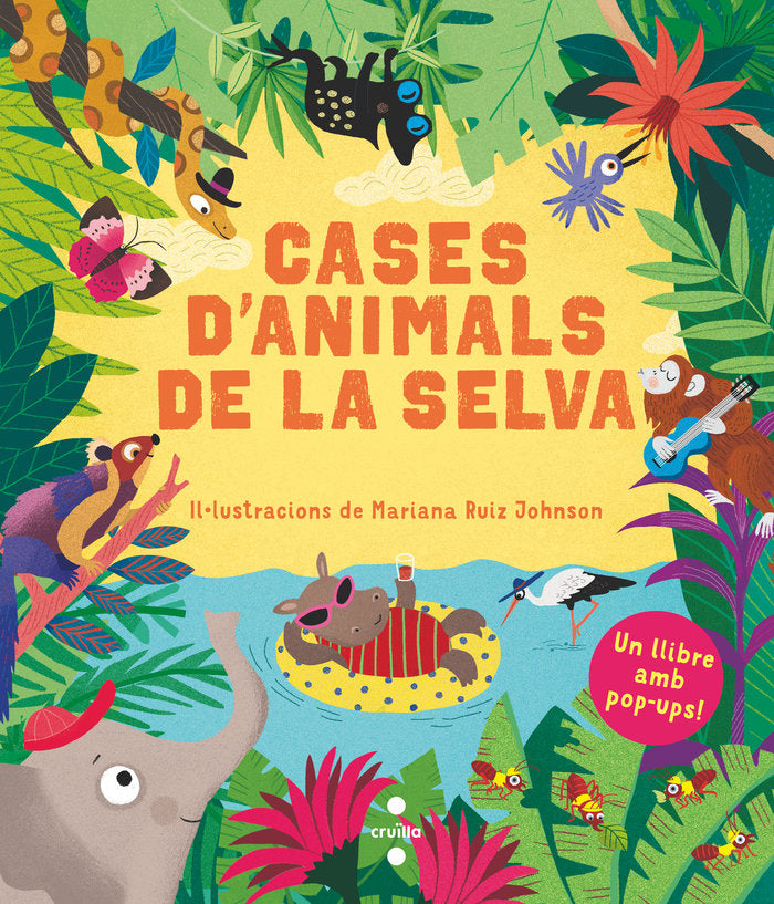 Cases d'animals de la selva, de Ruiz Johnson, Mariana | portada del libro