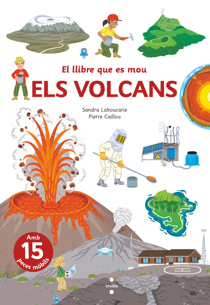 EL LLIBRE QUE ES MOU. VOLCANS, de LABOUCARIE, SANDRA | portada del libro