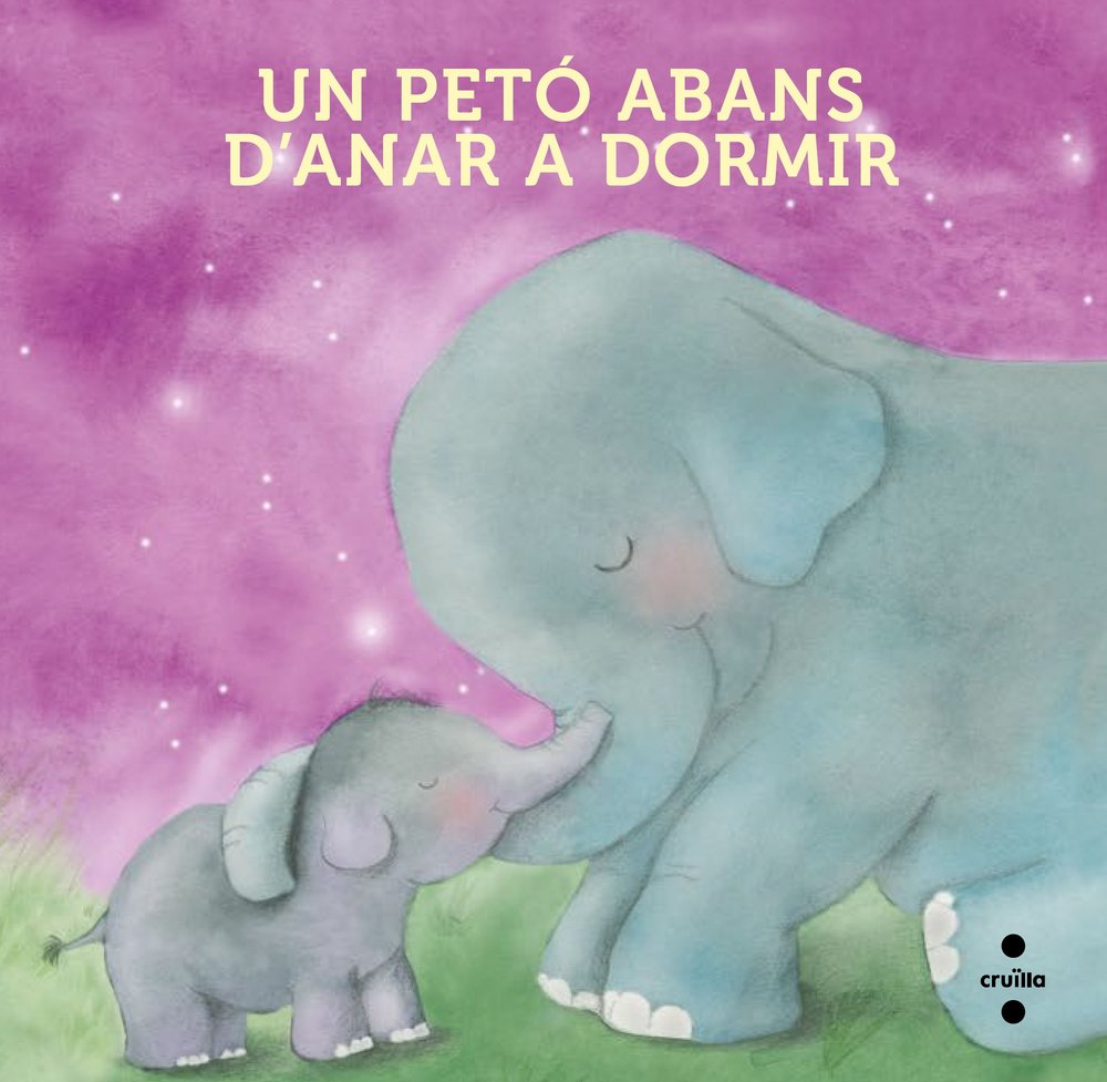 UN PETO ABANS D'ANAR A DORMIR (LLIBRE DE ROBA), de TELLECHEA, TERESA | portada del libro