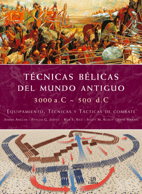 Técnicas Bélicas del Mundo Antiguo, de ANGLIM | portada del libro