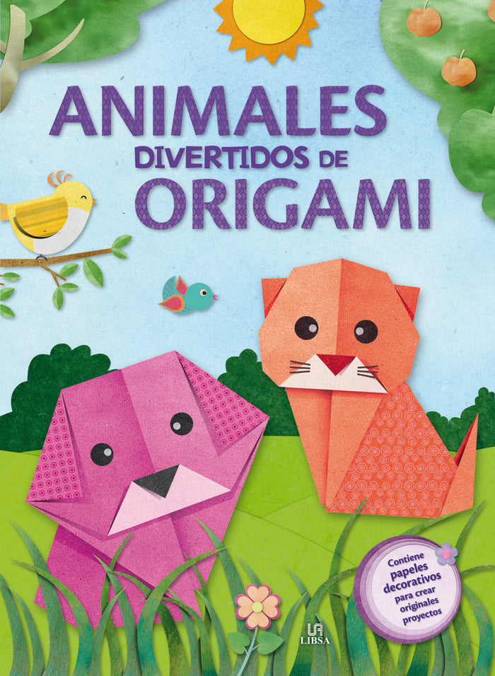 Animales Divertidos de Origami, de AA.VV. | portada del libro