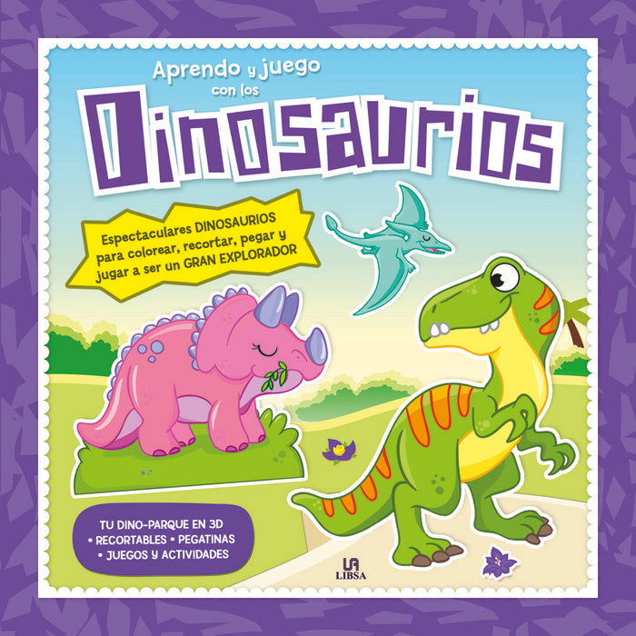 Aprendo y Juego con los Dinosaurios, de Equipo Editorial | portada del libro