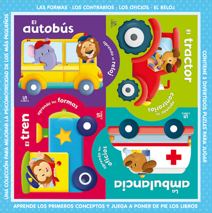 Puzzlebooks in Box Transportes, de Equipo Editorial | portada del libro