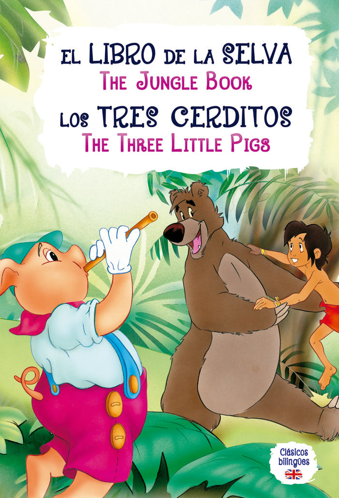 El Libro de la Selva - Los Tres Cerditos, de Equipo Editorial | portada del libro