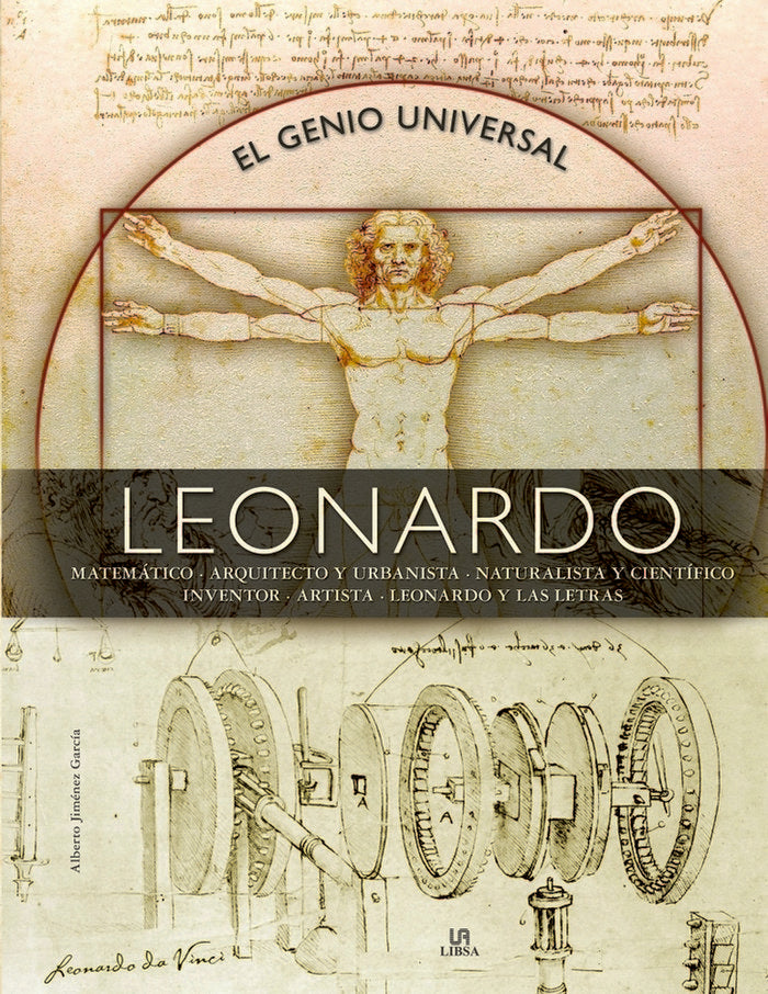 LEONARDO. EL GENIO UNIVERSAL, de Jiménez García | portada del libro