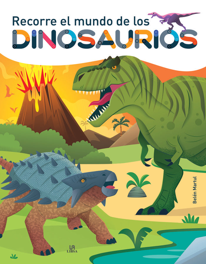 RECORRE EL MUNDO DE LOS DINOSAURIOS, de MARTUL HERNANDEZ, BELEN | portada del libro