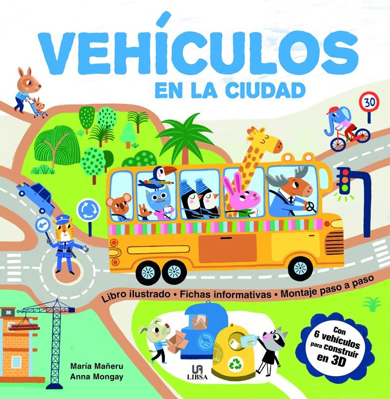 VEHICULOS EN LA CIUDAD, de MAÑERU CAMARA, MARIA | portada del libro