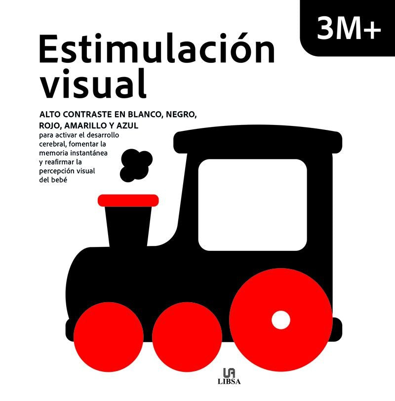 ESTIMULACION VISUAL 3M+, de QUICIOS ABERGEL | portada del libro