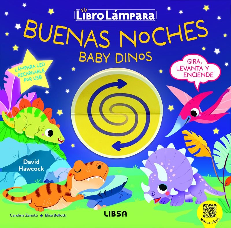 BUENAS NOCHES BABY DINOS, de ZANOTTI | portada del libro