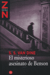 MISTERIOSO ASESINATO DE BENSON,EL PDL ZN, de VAN DINE | portada del libro