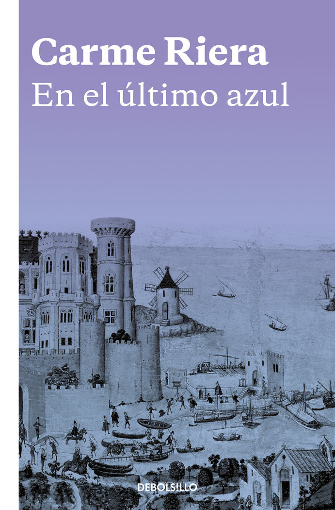 En el último azul, de Riera, Carme | portada del libro