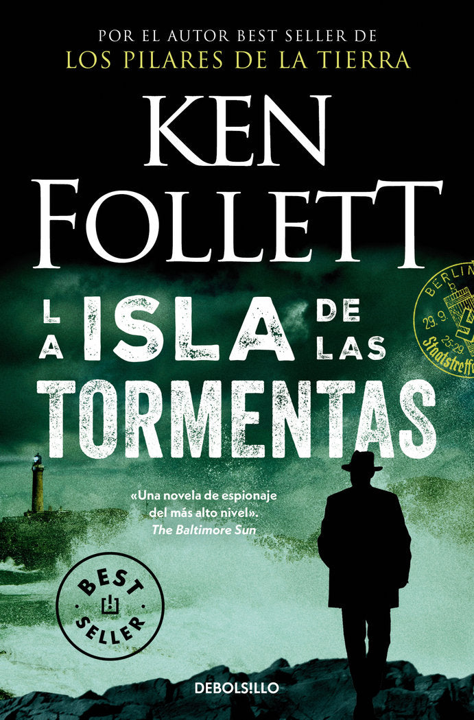 La isla de las tormentas, de Follett, Ken | portada del libro