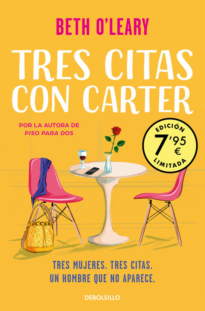TRES CITAS CON CARTER CAMPAÑA EDICION LIMITADA, de BETH O'LEARY | portada del libro