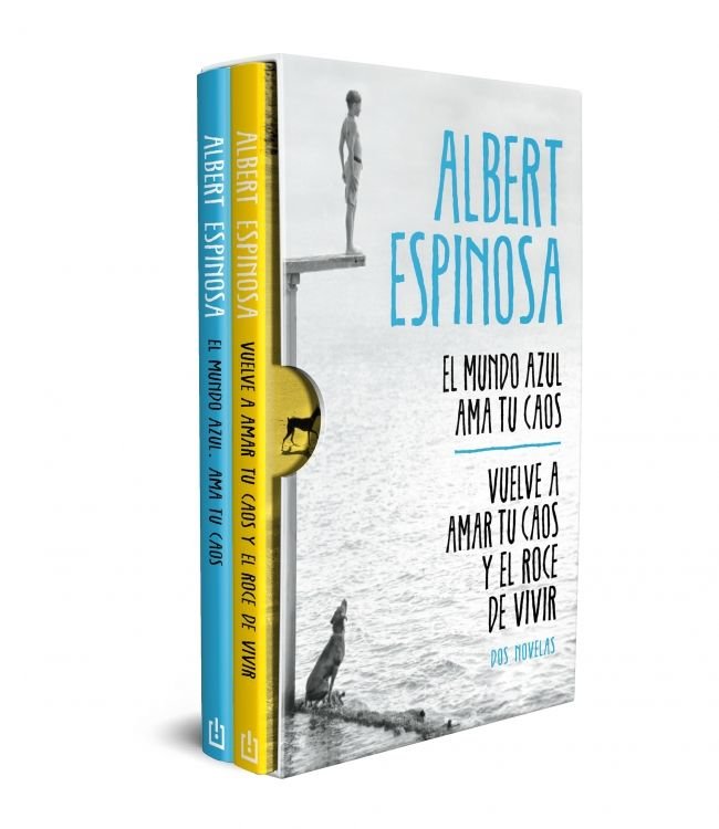 ALBERT ESPINOSA (EDICION ESTUCHE CON: EL MUNDO AZUL. AMA TU CAOS VUELVE A AMAR, de ESPINOSA, ALBERT | portada del libro