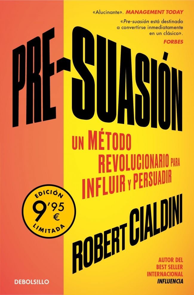 PRE-SUASION CAMPAÑA DE VERANO EDICION LIMITADA, de ROBERT CIALDINI | portada del libro