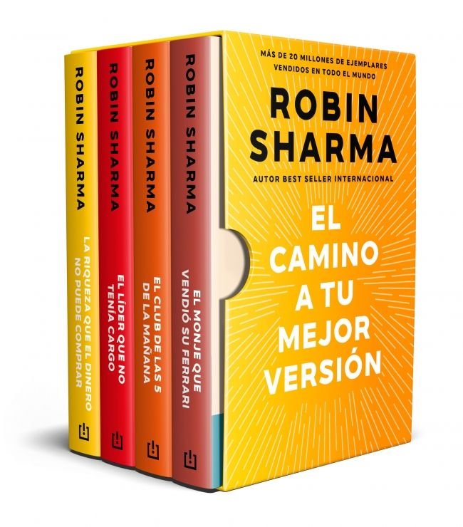 ESTUCHE EL CAMINO A TU MEJOR VERSION, de ROBIN SHARMA | portada del libro