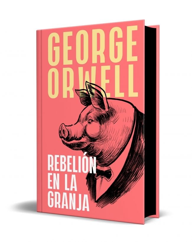 REBELION EN LA GRANJA EDICION CANTOS TINTADOS, de GEORGE ORWELL | portada del libro