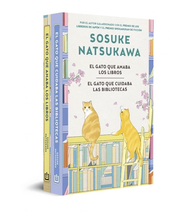 Pack El gato que amaba los libros (contiene: El gato que amaba los libros, de SOSUKE NATSUKAWA | portada del libro