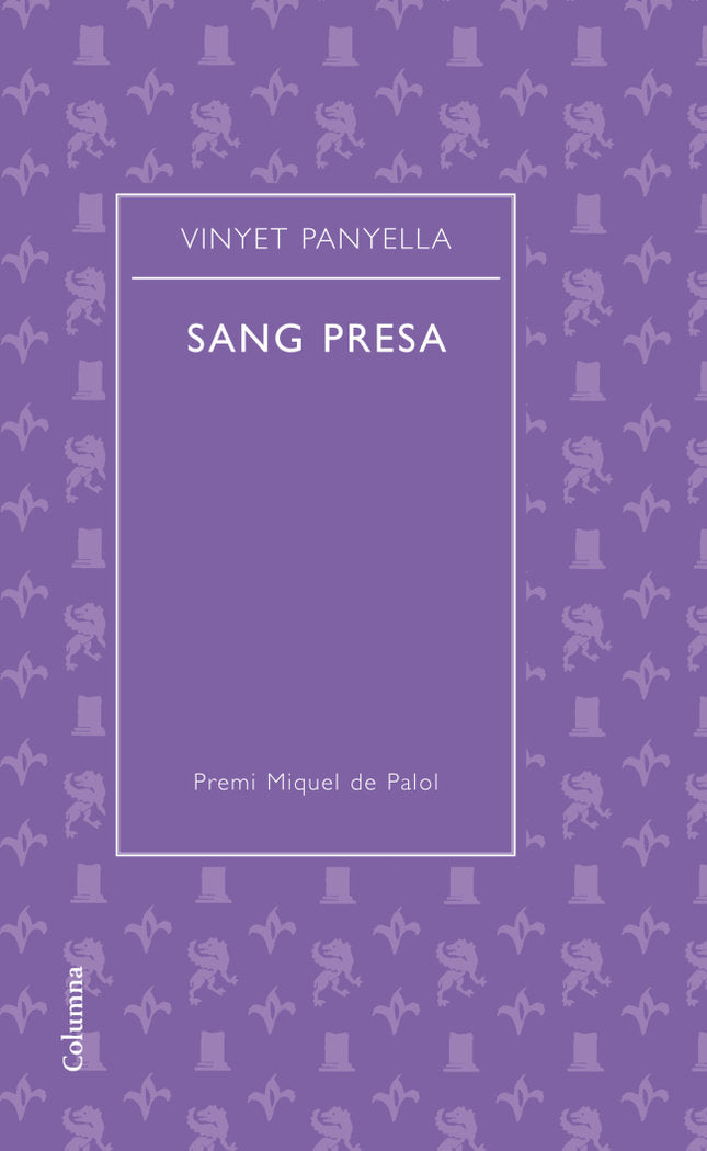Sang presa, de Panyella Balcells | portada del libro
