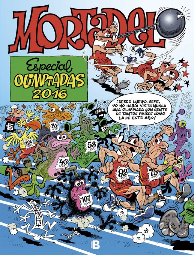 Especial Olimpiadas 2016 (Números especiales Mortadelo y Filemón), de Ibáñez, Francisco | portada del libro