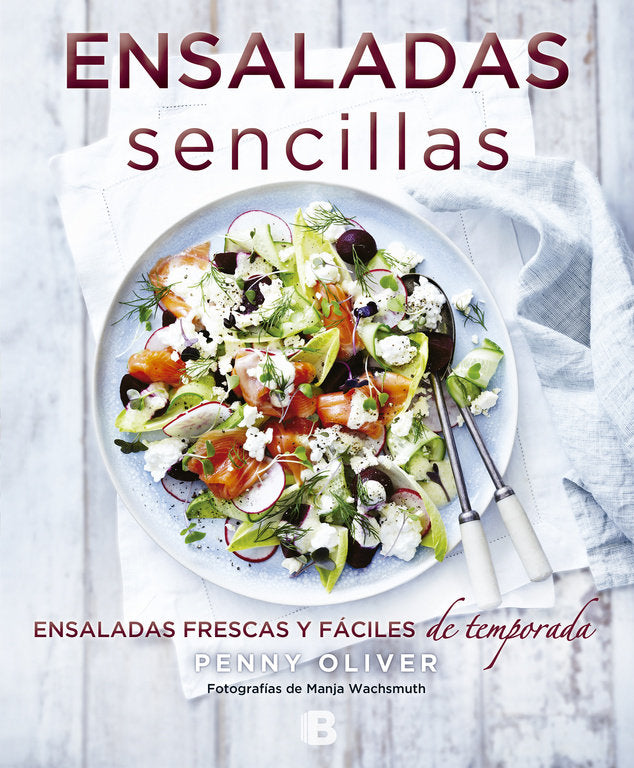 Ensaladas sencillas, de Oliver | portada del libro