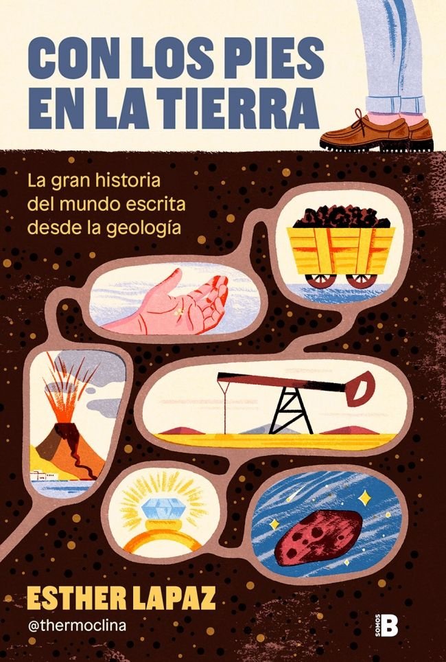 CON LOS PIES EN LA TIERRA, de ESTHER LAPAZ | portada del libro