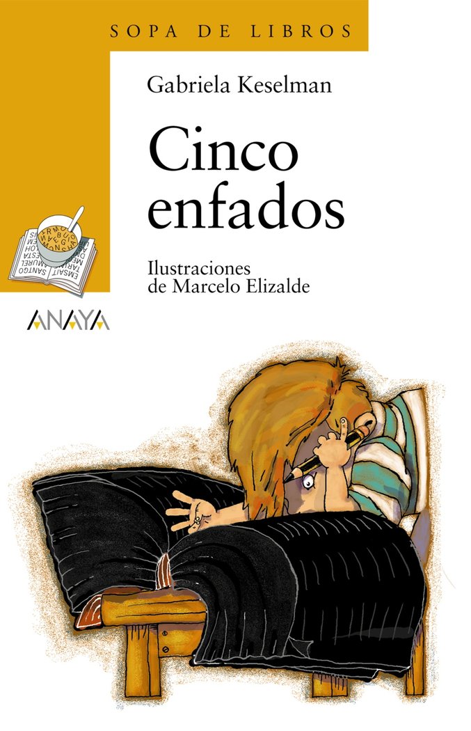 Cinco enfados, de Keselman, Gabriela | portada del libro