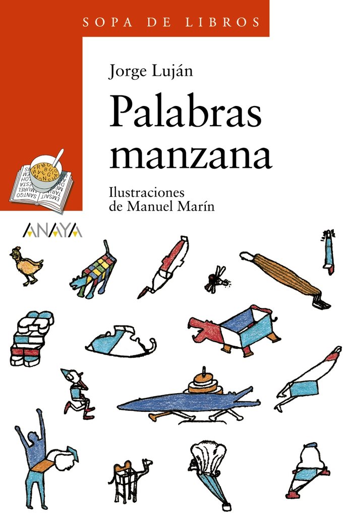 Palabras manzana, de Luján, Jorge | portada del libro