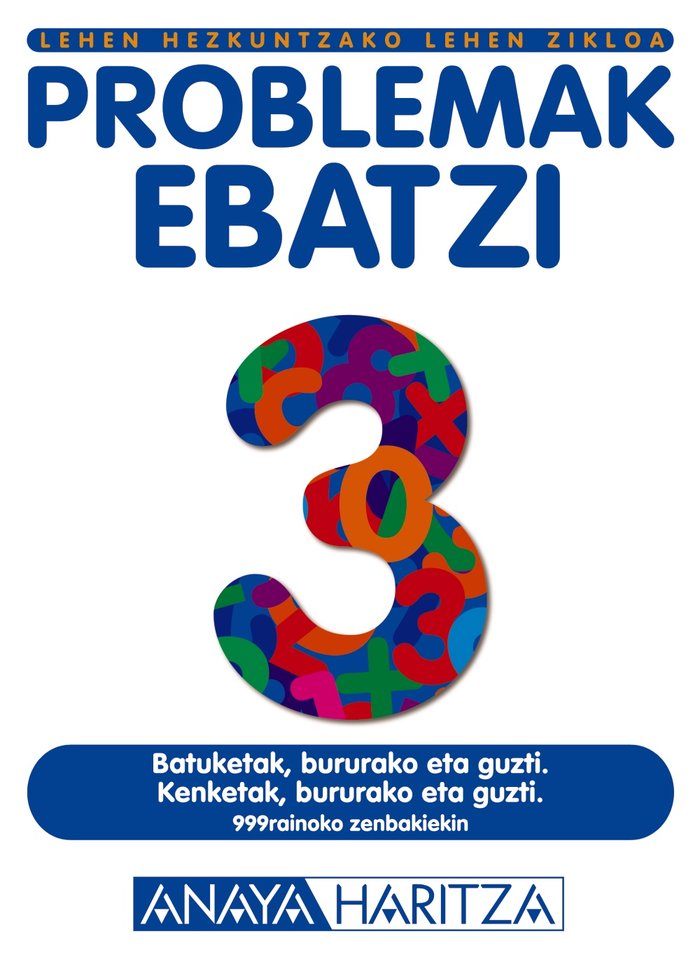 Problemak ebatzi 3., de Hernández Miguel, Emilia | portada del libro