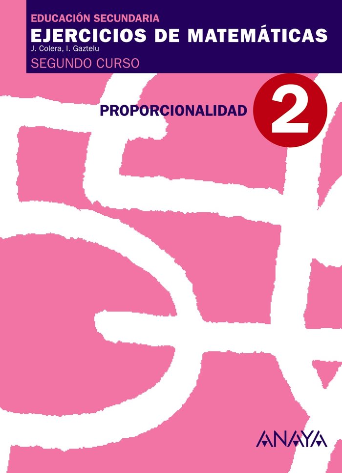 2. Proporcionalidad., de Colera Jiménez, José | portada del libro