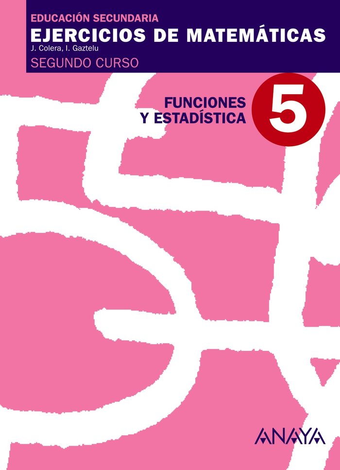 5. Funciones y Estadística., de Colera Jiménez, José | portada del libro