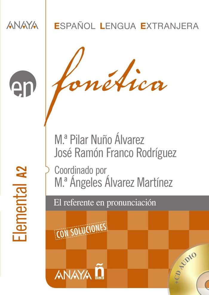 Fonética. Nivel elemental A2, de Nuño Álvarez, Mª Pilar | portada del libro