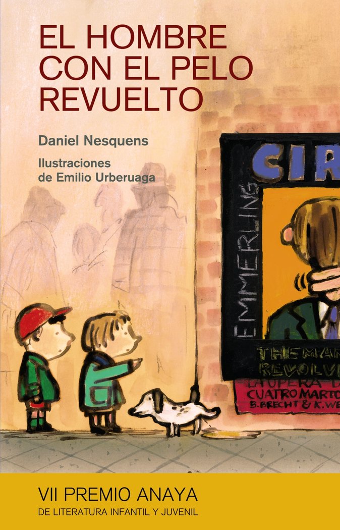 El hombre con el pelo revuelto, de Nesquens, Daniel | portada del libro