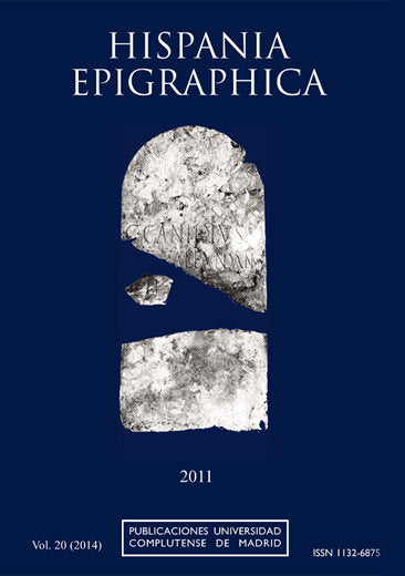 Hispania Epigraphica 2011, de Varios autores | portada del libro