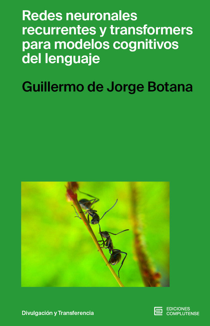 Redes neuronales recurrentes, de DE JORGE BOTANA,GUILLERMO | portada del libro