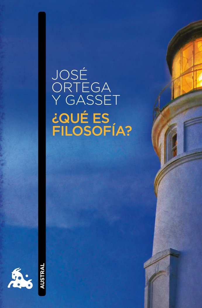 ¿Qué es filosofía?, de Ortega y Gasset, José | portada del libro