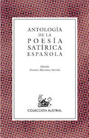 Antología de la poesía satírica, de AA. VV. | portada del libro