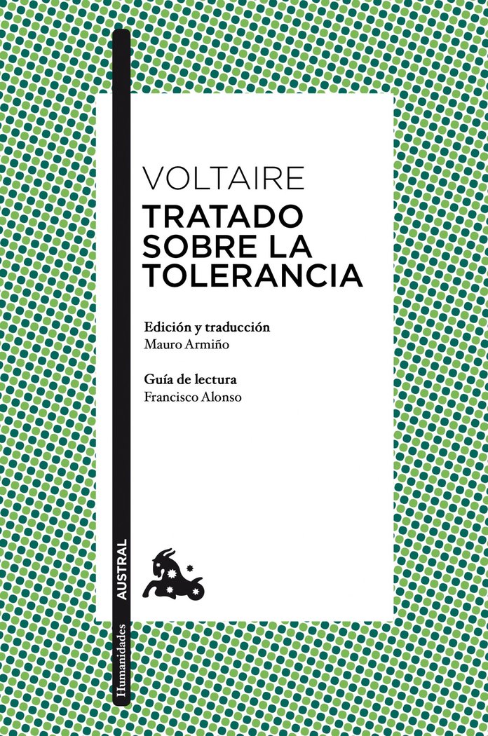 Tratado sobre la tolerancia, de Voltaire | portada del libro